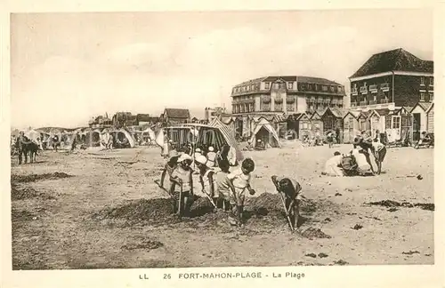 AK / Ansichtskarte Fort Mahon Plage La Plage Fort Mahon Plage