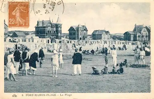 AK / Ansichtskarte Fort Mahon Plage La Plage Fort Mahon Plage