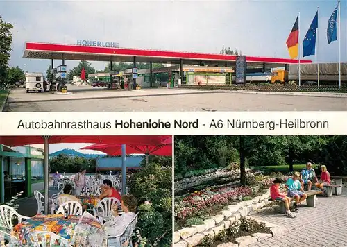 AK / Ansichtskarte Autobahn A6 N?rnberg Heilbronn Autobahnrasthaus Hohenlohe Nord Neuenstein 