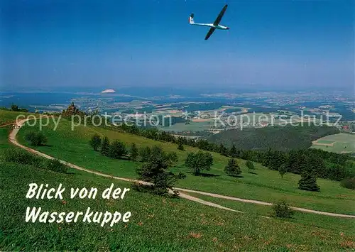 AK / Ansichtskarte Segelflug Wasserkuppe Fliegerdenkmal 
