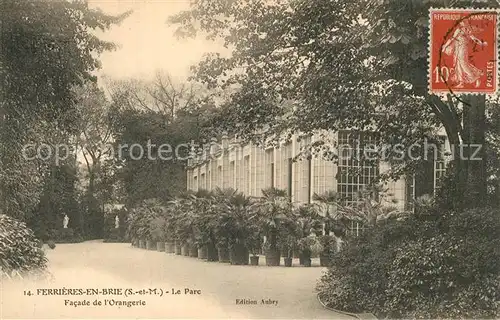 AK / Ansichtskarte Ferrieres_Charente Maritime Parc Orangerie Ferrieres