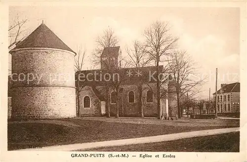 AK / Ansichtskarte Puits Eglise et Ecoles Puits