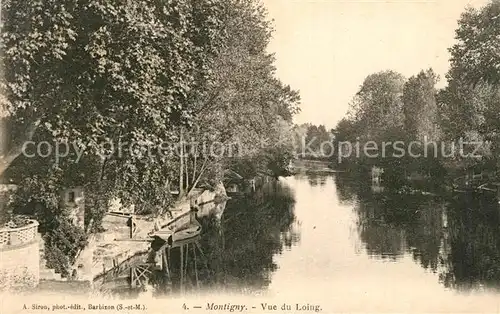 AK / Ansichtskarte Montigny_Loiret Vue du Loing Montigny Loiret