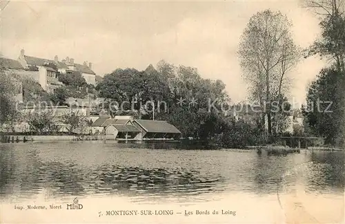 AK / Ansichtskarte Montigny sur Loing Les Bords du Loing Montigny sur Loing