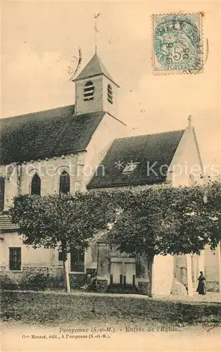 AK / Ansichtskarte Pomponne Eglise Pomponne