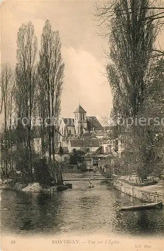 AK / Ansichtskarte Montigny_Loiret Vue sur l`Eglise Montigny Loiret