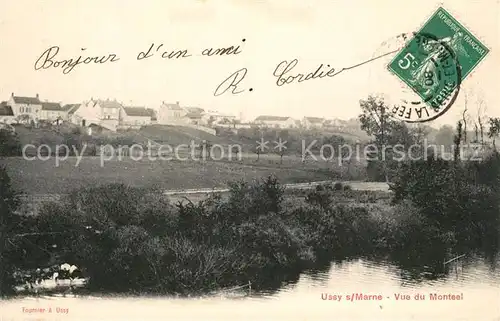 AK / Ansichtskarte Ussy sur Marne vue du Monteel Ussy sur Marne