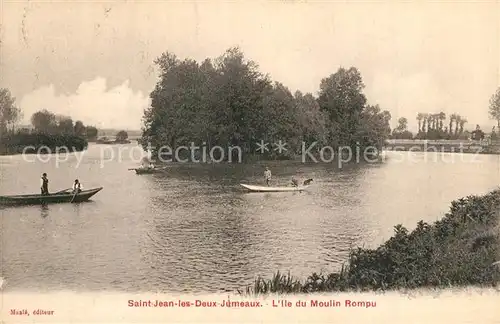 AK / Ansichtskarte Saint Jean les Deux Jumeaux Ile du Moulin Rompu Saint Jean les Deux Jumeaux