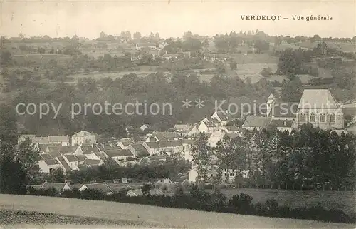 AK / Ansichtskarte Verdelot Vue generale Verdelot