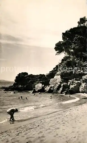 AK / Ansichtskarte Cavalaire sur Mer Plage et Falaises de Bon Porteau Cote d Azur Cavalaire sur Mer