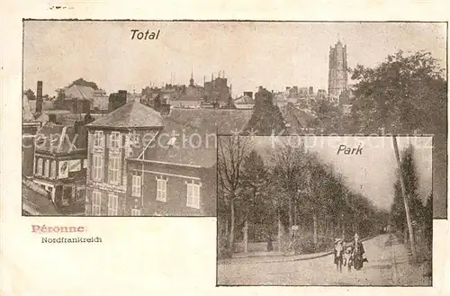AK / Ansichtskarte Peronne_Somme Total Park Peronne Somme
