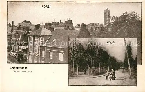 AK / Ansichtskarte Peronne_Somme Total Park Peronne Somme