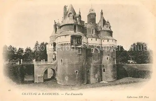 AK / Ansichtskarte Rambures Chateau Rambures