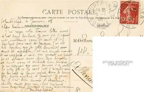 AK / Ansichtskarte Montdidier_Somme Vue panoramique Montdidier Somme