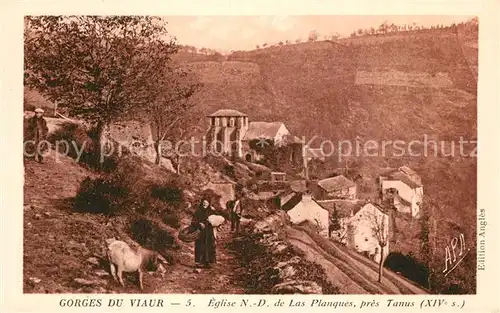 AK / Ansichtskarte Tanus Gorges du Viaur Eglise Notre Dame de Las Planques Tanus