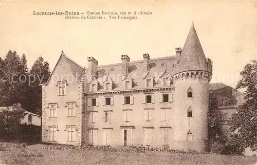 AK / Ansichtskarte Lacaune_les_Bains Chateau de Calmels Lacaune_les_Bains