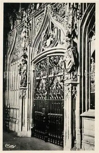 AK / Ansichtskarte Albi_Tarn Cathedrale Sainte Cecile ancienne Porte Albi_Tarn