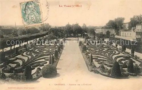 AK / Ansichtskarte Castres_Tarn Jardin de l Eveche Castres_Tarn