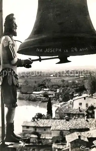 AK / Ansichtskarte Lavaur_Tarn Le Jacquemart Clocher de Saint Alain Lavaur Tarn