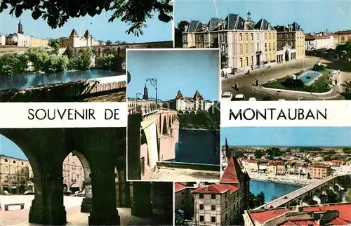 AK / Ansichtskarte Montauban Vues d ensemble Arcades Pont Montauban