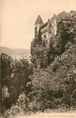 AK / Ansichtskarte Bruniquel Chateau en Nid d Aigle Bruniquel