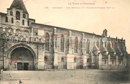 AK / Ansichtskarte Moissac Eglise Saint Pierre Moissac