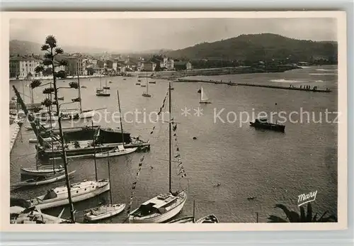 AK / Ansichtskarte Sanary sur Mer Vue panoramique le port Cote d Azur Sanary sur Mer