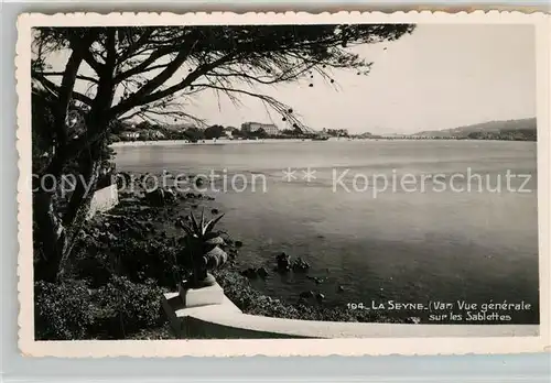 AK / Ansichtskarte La_Seyne sur Mer Vue generale sur les Sablettes Cote d Azur La_Seyne sur Mer