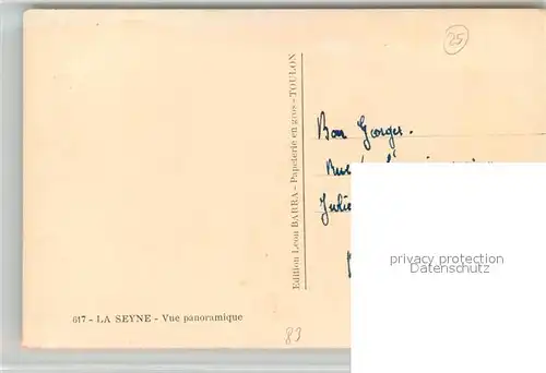 AK / Ansichtskarte La_Seyne sur Mer Vue panoramique Cote d Azur La_Seyne sur Mer