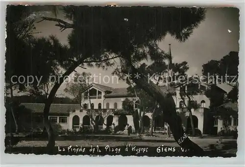 AK / Ansichtskarte Giens_Var Colonie de Vacances La Pinede de la Plage d Hyeres Giens_Var