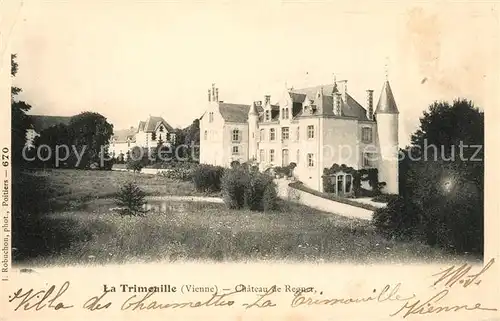 AK / Ansichtskarte La_Trimouille Chateau de Regner La_Trimouille