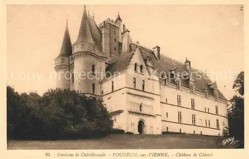 AK / Ansichtskarte Vouneuil sur Vienne Chateau de Chistre Vouneuil sur Vienne