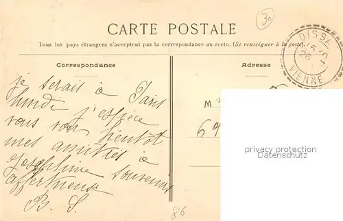 AK / Ansichtskarte Mareuil sur Lay Dissais Le Chateau Vu de lavenue de la Gare Mareuil sur Lay Dissais