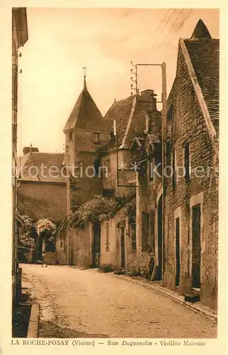 AK / Ansichtskarte La_Roche Posay Rue Duguesclin Vieilles Maisons La_Roche Posay