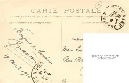 AK / Ansichtskarte Poitiers_Vienne Le Parc de Blossac Rond point de la Grande Allee Poitiers Vienne