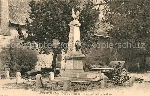 AK / Ansichtskarte Vendeuvre du Poitou Le Monument aux Morts Vendeuvre du Poitou