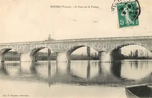 AK / Ansichtskarte Bonnes_Vienne Le Pont sur la Vienne Bonnes Vienne