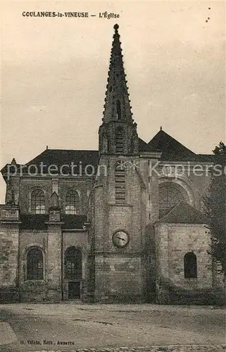 AK / Ansichtskarte Coulanges la Vineuse Eglise Coulanges la Vineuse