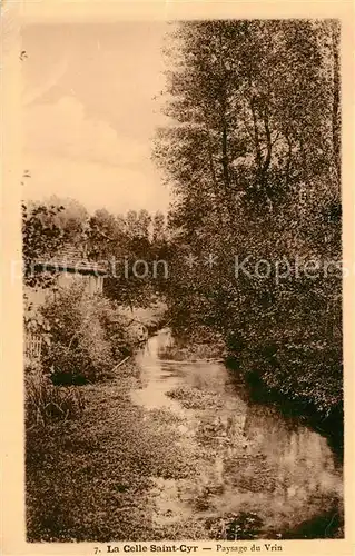 AK / Ansichtskarte La_Celle Saint Cyr Paysage du Vrin La_Celle Saint Cyr