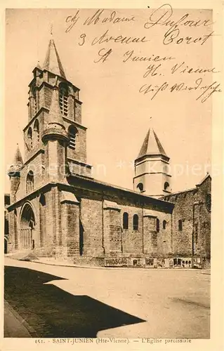 AK / Ansichtskarte Saint Junien Eglise paroissiale Saint Junien