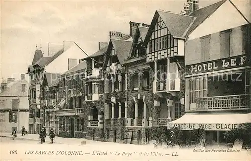 AK / Ansichtskarte Les_Sables d_Olonne Hotel Le Page et les Villas Les_Sables d_Olonne