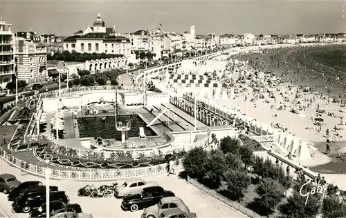 AK / Ansichtskarte Les_Sables d_Olonne La Piscineet la Plage Les_Sables d_Olonne