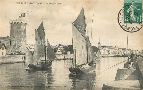 AK / Ansichtskarte Les_Sables d_Olonne Entree du Port Les_Sables d_Olonne