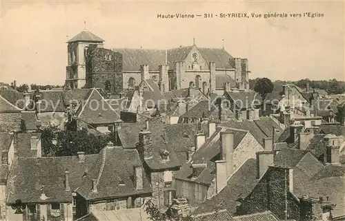 AK / Ansichtskarte Saint Yrieix la Perche Vue generale vers l Eglise Saint Yrieix la Perche