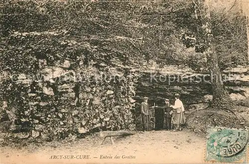 AK / Ansichtskarte Arcy sur Cure_Yonne Entree des Grottes Arcy sur Cure Yonne