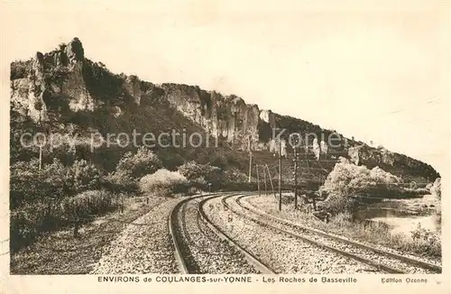 AK / Ansichtskarte Coulanges sur Yonne Les Roches de Basseville Coulanges sur Yonne