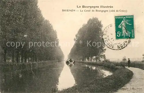 AK / Ansichtskarte Brienon sur Armancon_Bourgogne Le Canal de Bourgogne Brienon sur Armancon