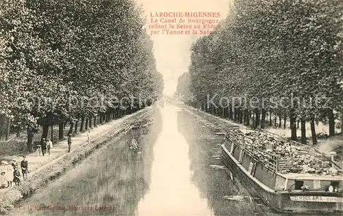 AK / Ansichtskarte Laroche_Migennes Le Canal de Bourgogne Laroche Migennes