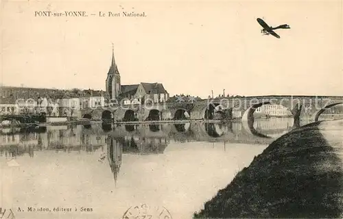 AK / Ansichtskarte Pont sur Yonne Le Pont National Pont sur Yonne