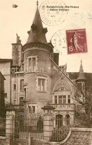 AK / Ansichtskarte Saint Yrieix sous Aixe Maison Gothique Saint Yrieix sous Aixe